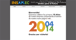 Desktop Screenshot of insaplec.com